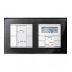 Рамка подвійна M-ELEGANCE glass онікс Merten, MTN404203