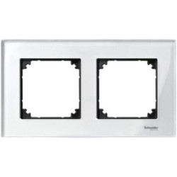 Рамка подвійна M-ELEGANCE glass діамант Merten, MTN404219