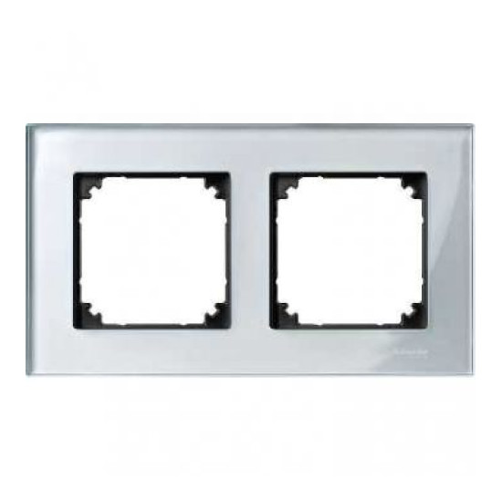 Рамка подвійна M-ELEGANCE glass Алмаз Merten, MTN4020-3260