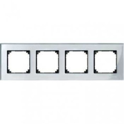 Чотиримісна рамка M-ELEGANCE glass Алмаз Merten, MTN4040-3260
