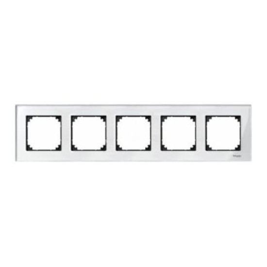П'ятимісна рамка M-ELEGANCE glass діамант Merten, MTN404519