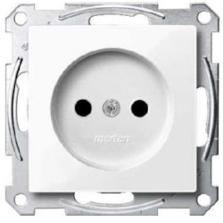 Механізм розетки 16А біла Merten, MTN2000-0325