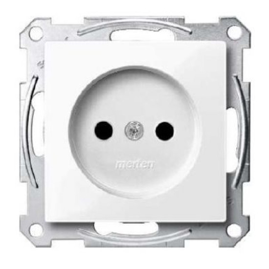 Механізм розетки 16А біла Merten, MTN2000-0325