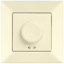 Світлорегулятор поворотний Meridian, 600W RL, кремовий