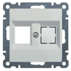 Панель подвійна RJ12/RJ45 WL2320 Lumina-2, біла, Hager