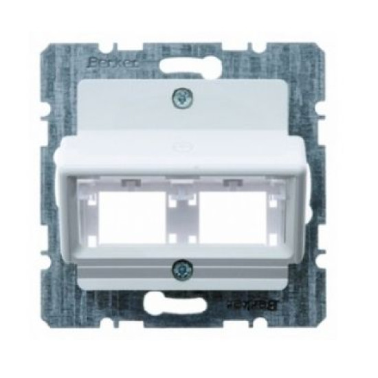 Накладка для 1 або 2 єдиних модулів RDM, полярна білизна Berker S.1/K.1/ARSYS
