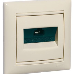 Механізм розетки комп'ютерної RJ-45 UTP Cat.5e Valena без захватів слонова кістка