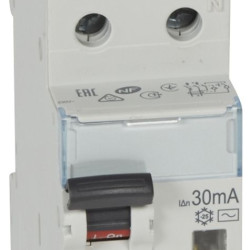 Диф.автомат Legrand (411003) 1P+NC 20A 30mA AC