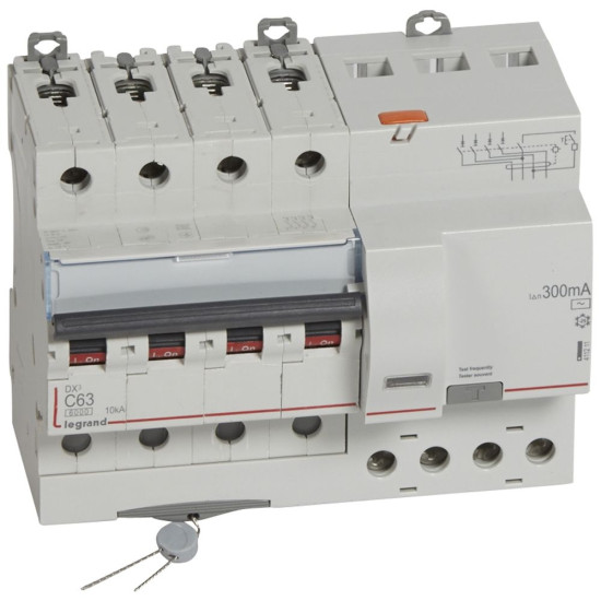 Дифавтомат Legrand (411211) 3P+N C 63A 300мA AC