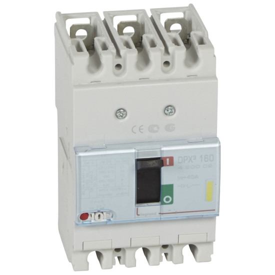 Автоматичний вимикач DPX³ 160 3п 40А 16кА, Legrand
