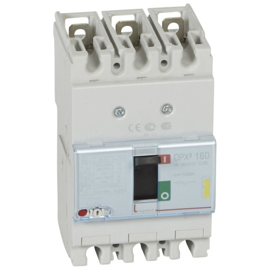 Захисний вимикач DPX³ 160 3п 100А 16кА, Legrand