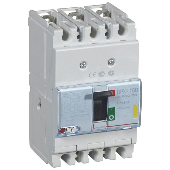 Автоматичний вимикач DPX³ 160 3п 125А 16кА, Legrand