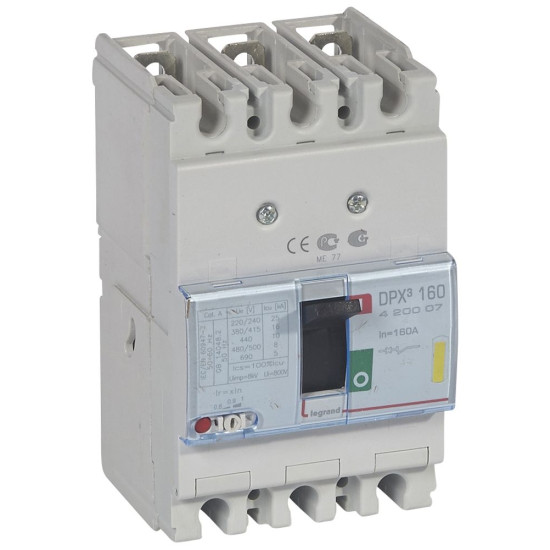 Вимикач автоматичний DPX³ 160 3п 160А 16кА, Legrand
