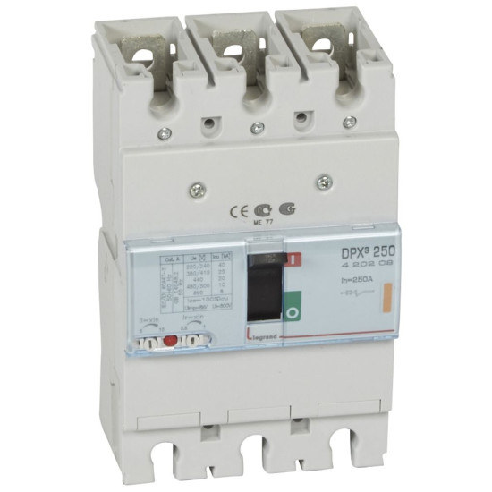 Автовимикач DPX³ 250 3п 250А 25кА, Legrand