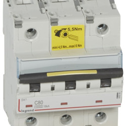 Електричний автомат DX³ 3П C 80A 16kA, Legrand
