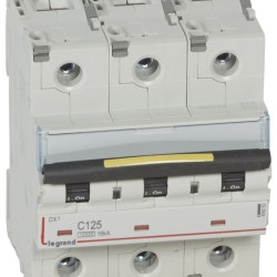 Ел.автомат DX³ 3П C 125A 16kA, Legrand