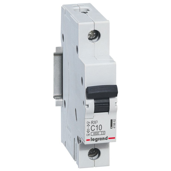 Автоматичний вимикач RX³ 4,5кА 10А 1п C, Legrand