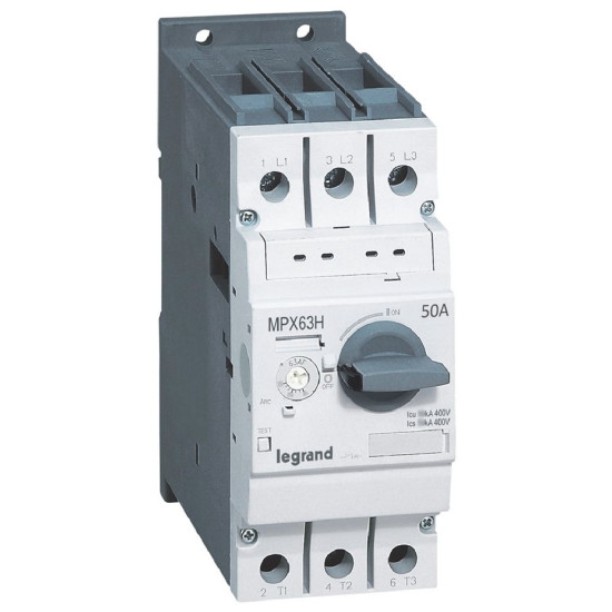 Автомат захисту двигуна MPX³ 63H 34,0-50,0A 50кА, Legrand
