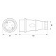 Трифазна вилка E.Next e.plug.rubber.070.32 (4P) 32А