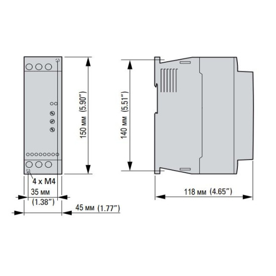 Пристрій плавного пуску Eaton Moeller DS7-342SX016N0-N (напруга керування 110/230В AC)