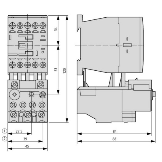 Теплове реле Eaton Moeller ZB12-1,6