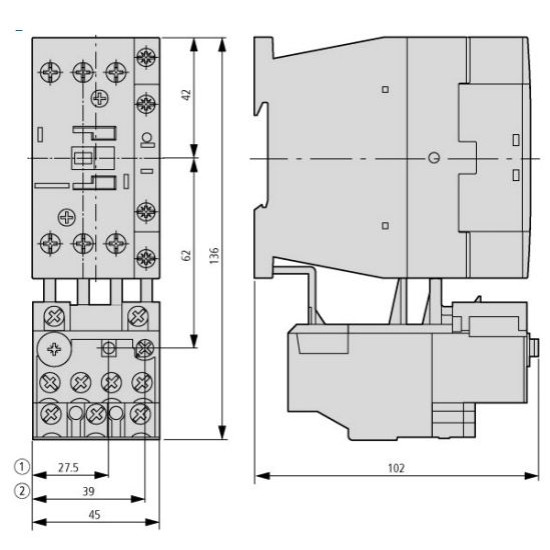 Теплове реле Eaton Moeller ZB32-24