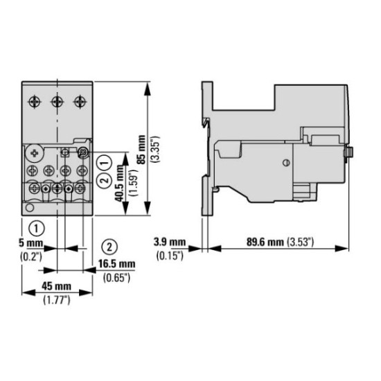 Теплове реле Eaton Moeller ZB32-32