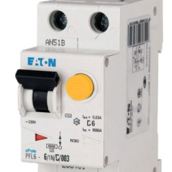 Диф автомат Eaton (Moeller) PFL6-6/1N/C/003