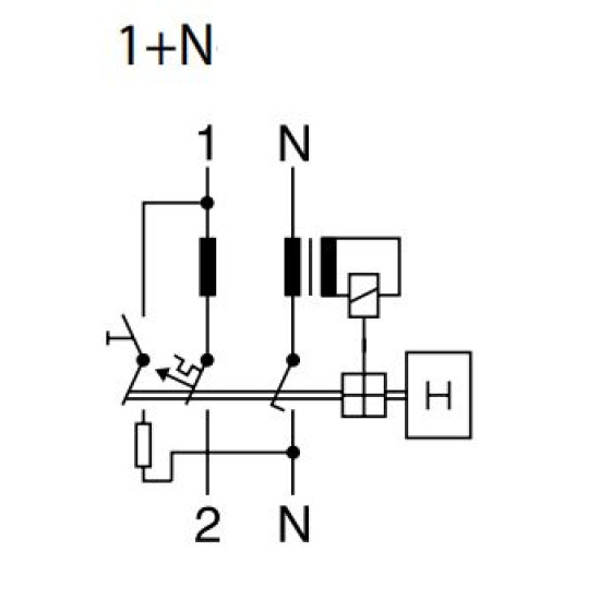Диф автомат Eaton (Moeller) HNB-C6/1N/003