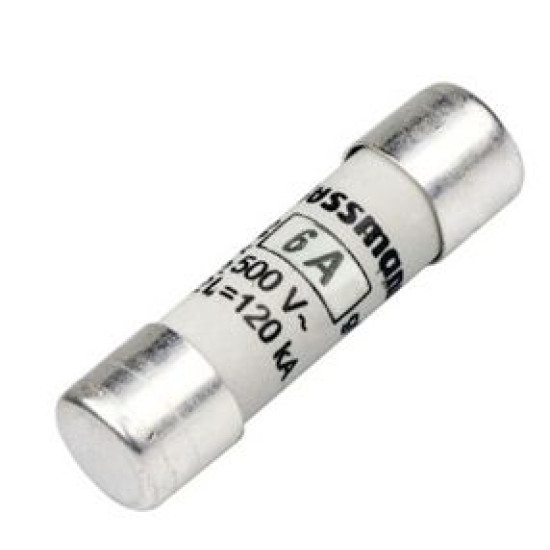 Плавкий запобіжник Eaton Moeller Cylindrical fuse 10x38 6A GG 500V AC