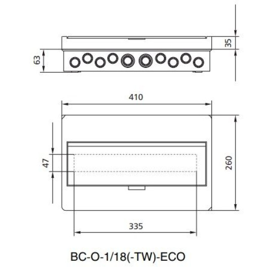 Щит Eaton Moeller BC-O-1/18-ECO