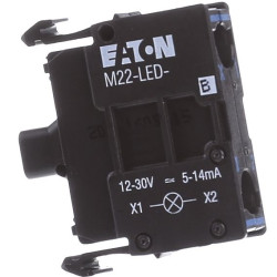 Сигнальна лампа Eaton Moeller M22-LED-W (переднє кріплення)