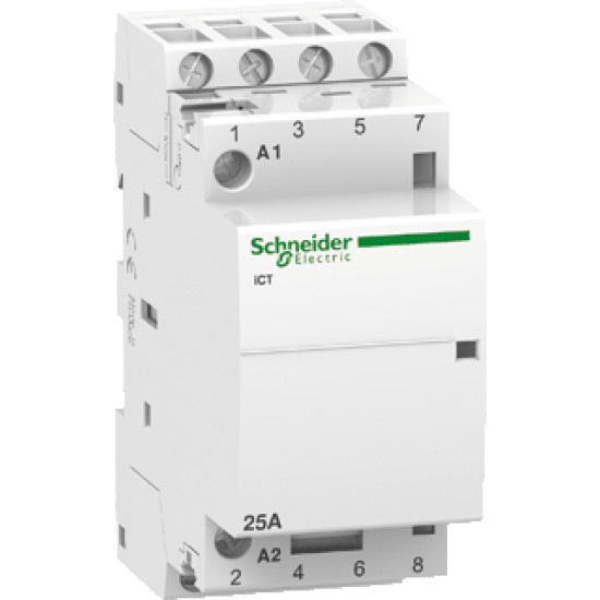 Контактор iCT Acti9 25А 24В 4НО Schneider Electric