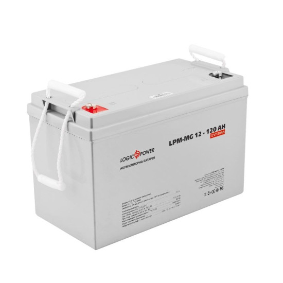 Акумулятор LogicPower AGM LPM-MG 12-120 AH 12В
