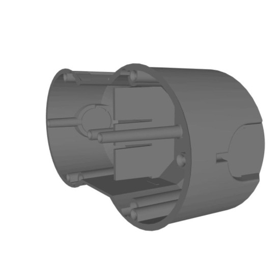 Коробка установочна подвійна Kopos 142х70х45мм