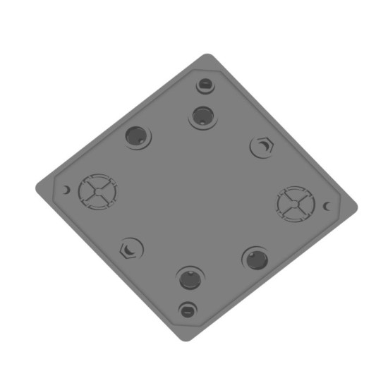 Розподільна коробка Kopos KO 100 Е (8595057612655) 128х128х66мм