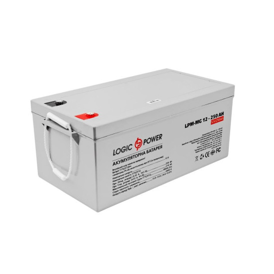 Акумулятор LogicPower AGM LPM-MG 12-250 AH 12В