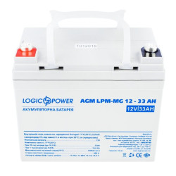 Акумулятор LogicPower AGM LPM-MG 12-33 AH 12В