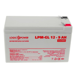 Акумулятор LogicPower LPM-GL 12-9 AH 12В