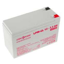 Акумулятор LogicPower LPM-GL 12-7,5 AH 12В