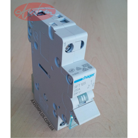 Перемикач Hager SFT125 1P 25А/230В 1м I-0-II