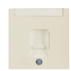 Накладка для супортів під модуль RJ12/RJ45 біла Berker S.1
