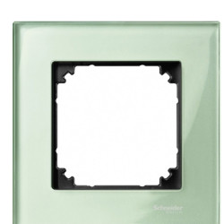Рамка одинарна M-ELEGANCE glass зелена Merten, MTN404104