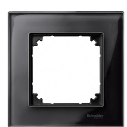 Рамка одинарна M-ELEGANCE glass онікс Merten, MTN404103