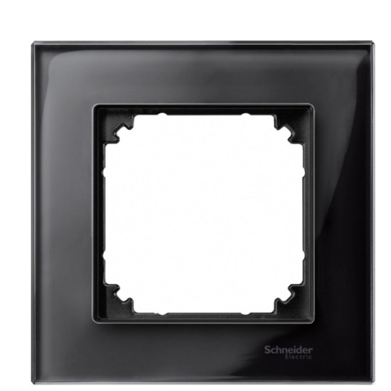 Рамка одинарна M-ELEGANCE glass онікс Merten, MTN404103