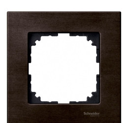 Рамка одинарна M-ELEGANCE wood Венге Merten, MTN4051-3471