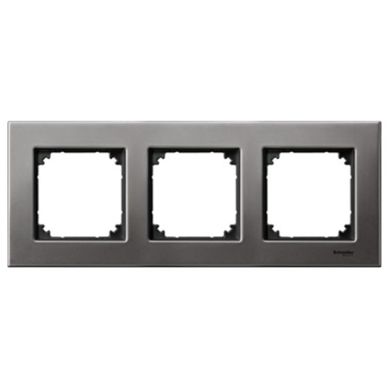 Рамка потрійна M-ELEGANCE metal родій Merten, MTN403314