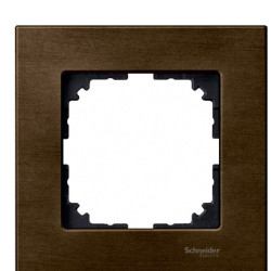 Рамка одинарна M-ELEGANCE wood горіх Merten, MTN4051-3473
