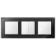 Рамка потрійна M-ELEGANCE glass онікс Merten, MTN404303