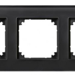 Рамка потрійна M-ELEGANCE glass онікс Merten, MTN404303